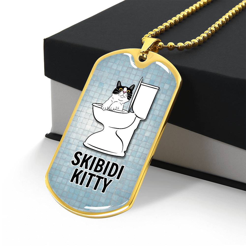 Skibidi Kitty Necklace