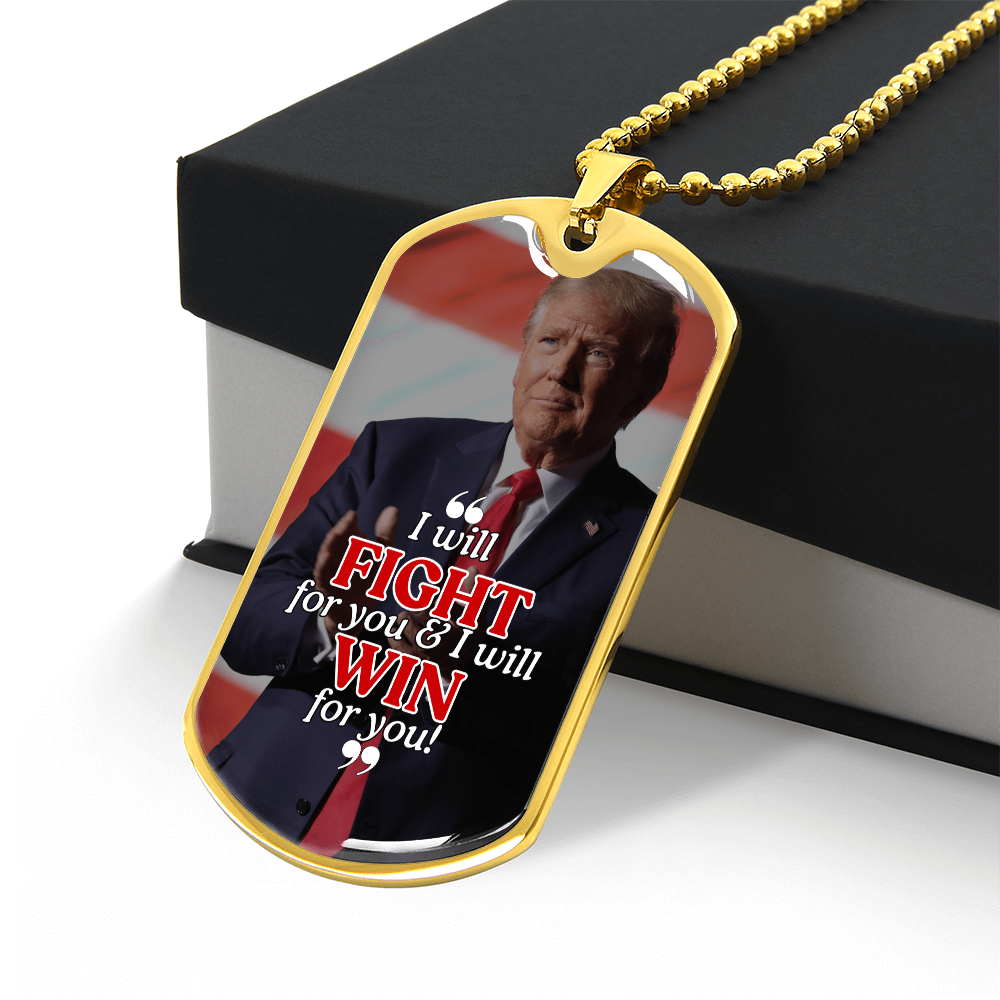 Trump Fights & Wins Necklace