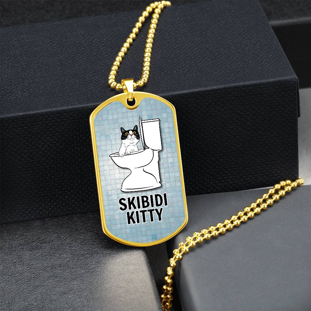 Skibidi Kitty Necklace