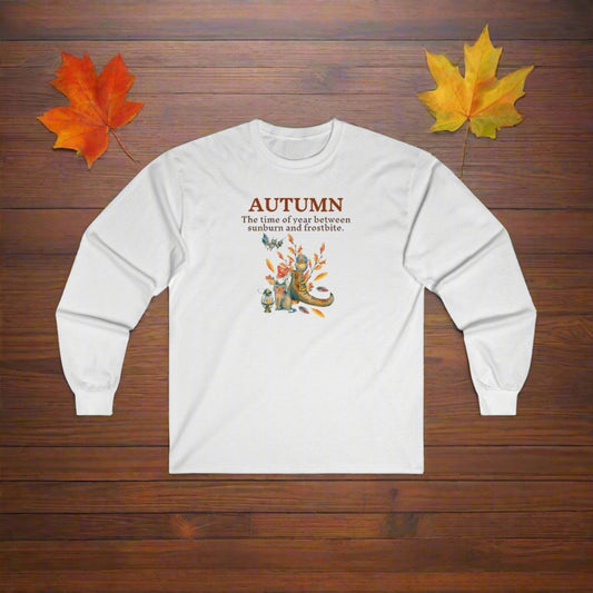 Autumn Between Unisex Ultra Cotton Long Sleeve Tee - Long - sleeve - Epileptic Al’s Shop