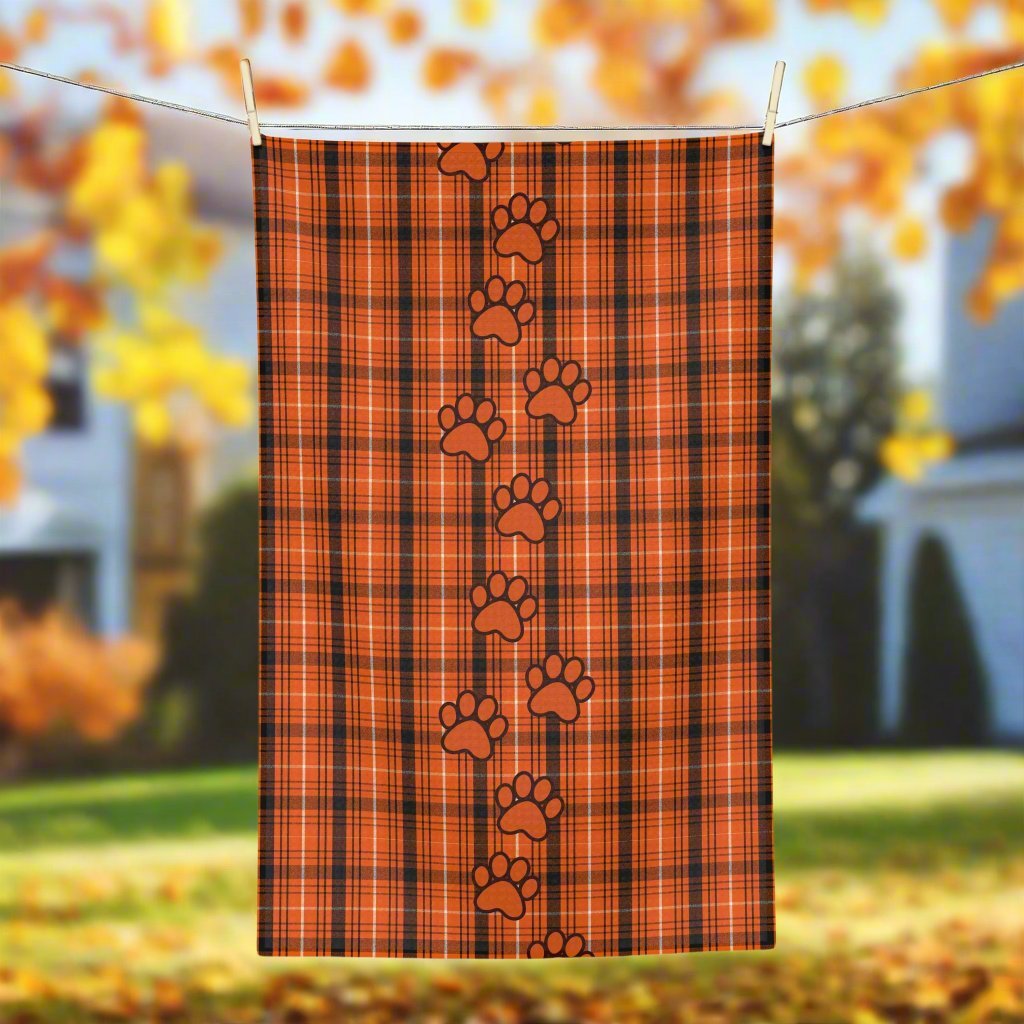 Autumn Plaid Microfiber Tea Towel - Home Decor - EpiAl's Shop