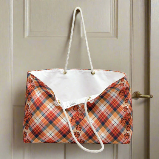 Autumn Plaid Weekender Bag - Bags - EpiAl's Shop