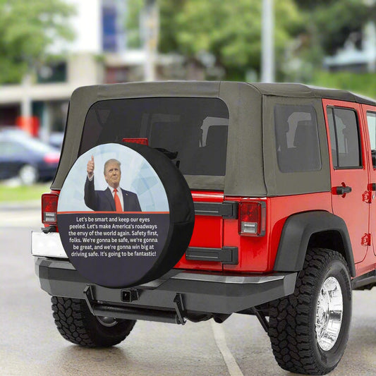 Trump Safe Spare Tire Cover(Medium)(16")