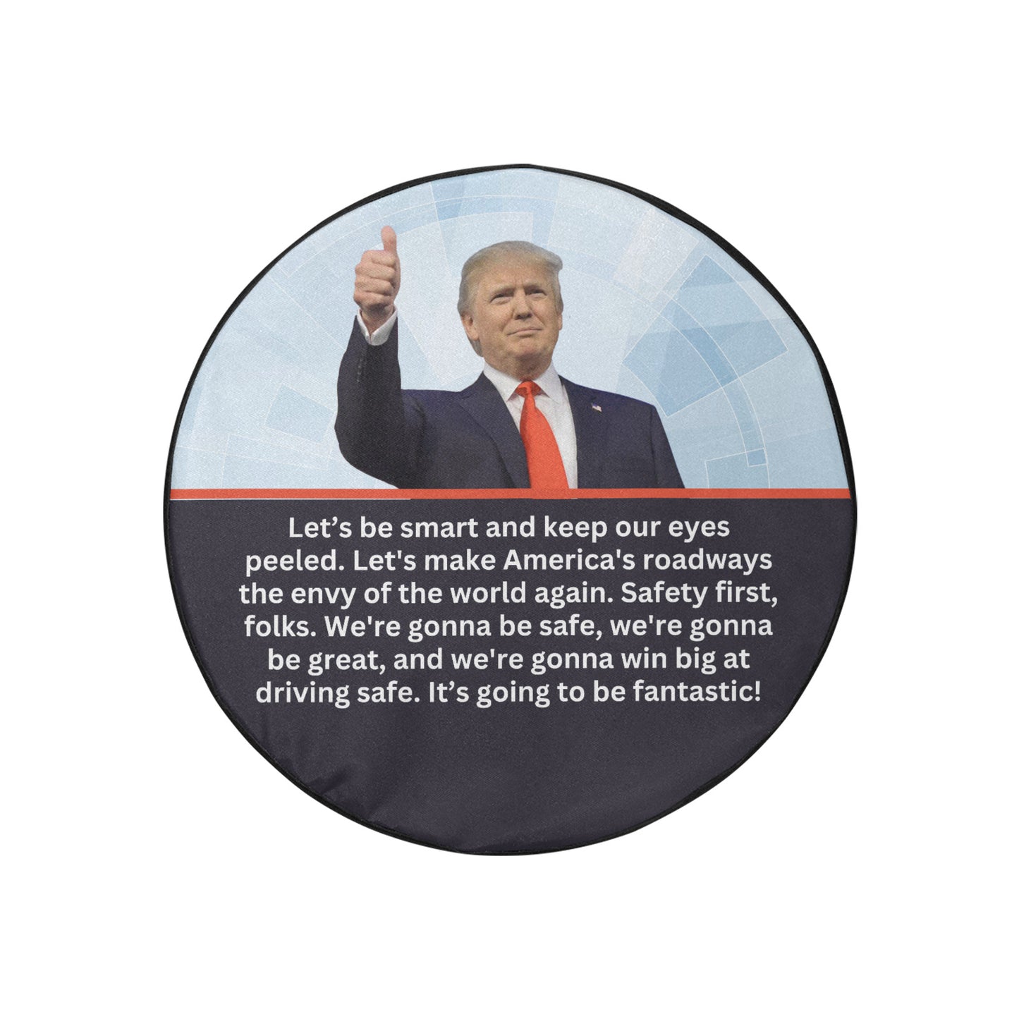 Trump Safe Spare Tire Cover(Small)(15")