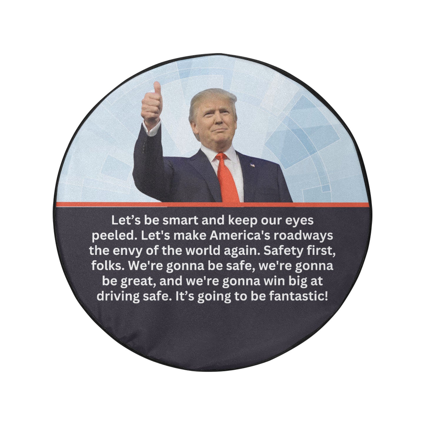 Trump Safe Spare Tire Cover(Large)(17")