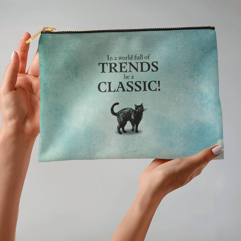 Be a Classic Fabric Zippered Pouch - Jewelry - EpiAl's Shop