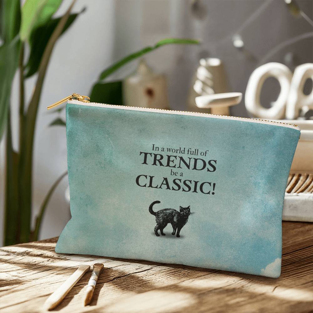 Be a Classic Fabric Zippered Pouch - Jewelry - EpiAl's Shop