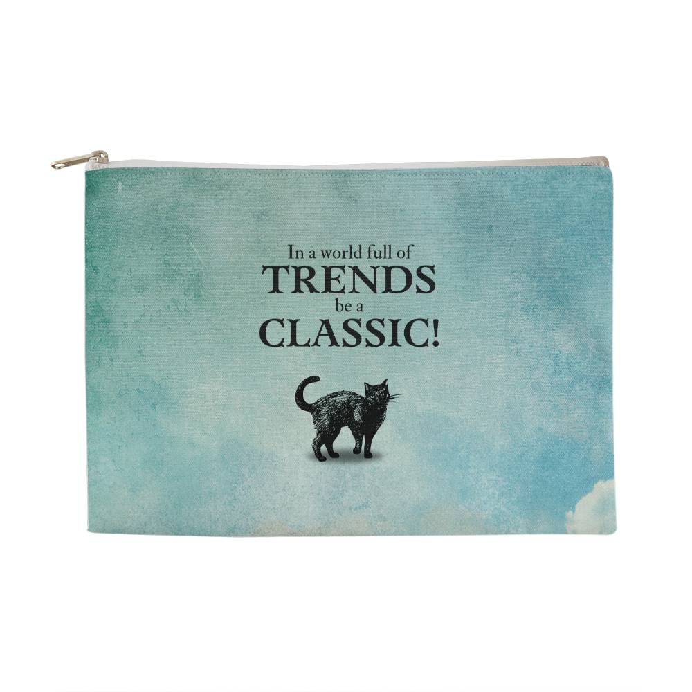 Be a Classic Fabric Zippered Pouch - Jewelry - EpiAl's Shop