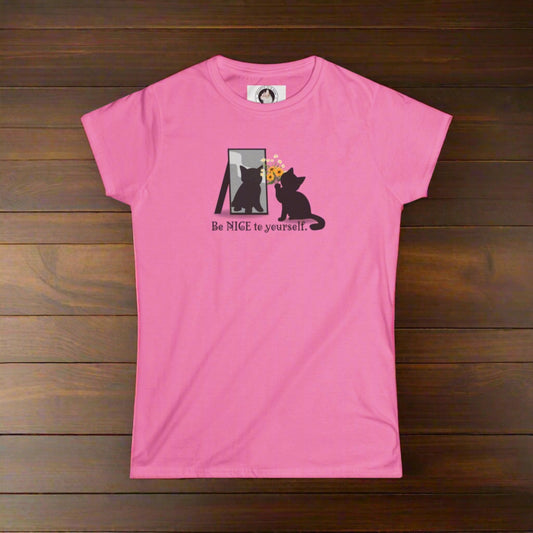 Be Nice to Yourself Women's Softstyle Tee - T - Shirt - Epileptic Al’s Shop