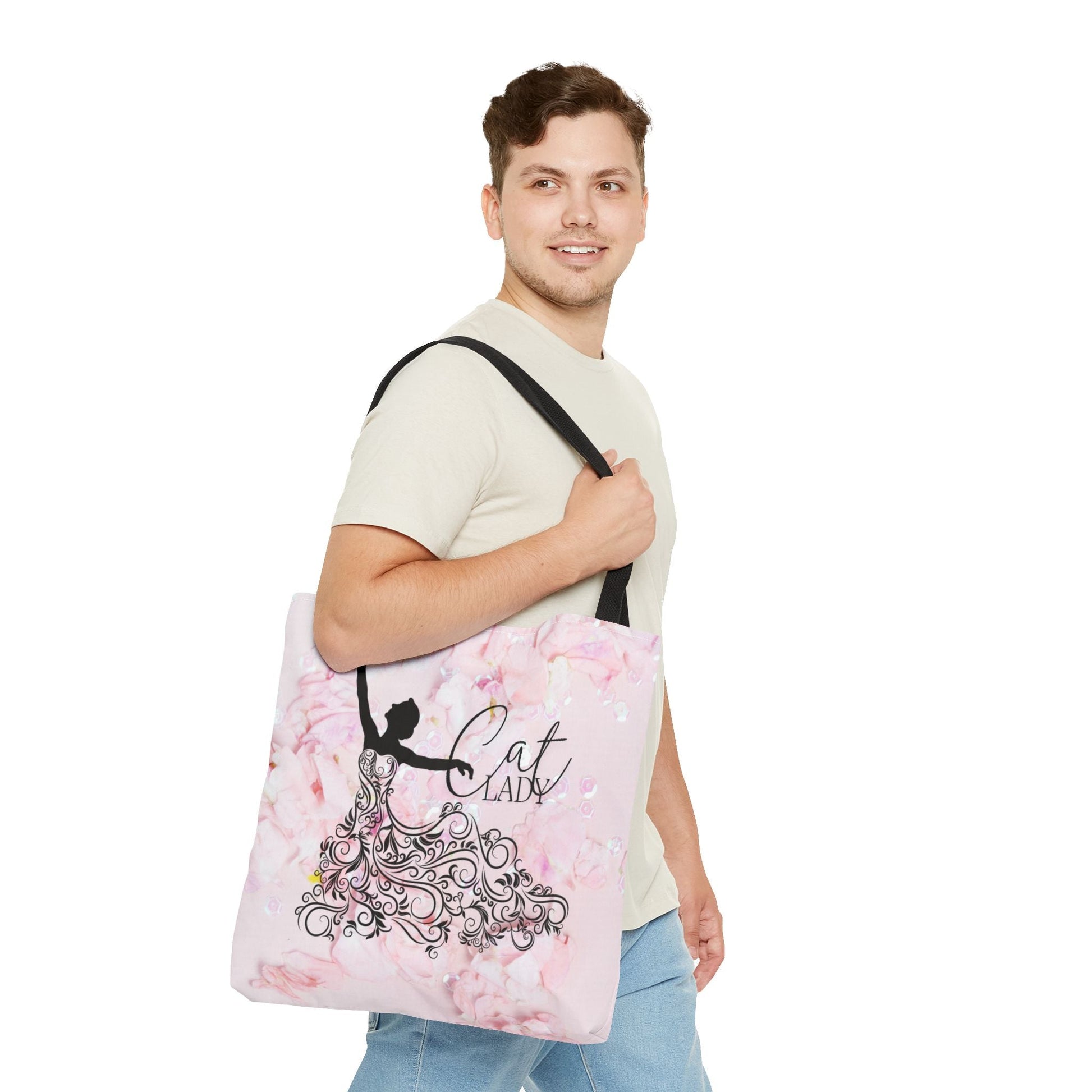 Beautiful Cat Lady Tote Bag - Bags - EpiAl's Shop