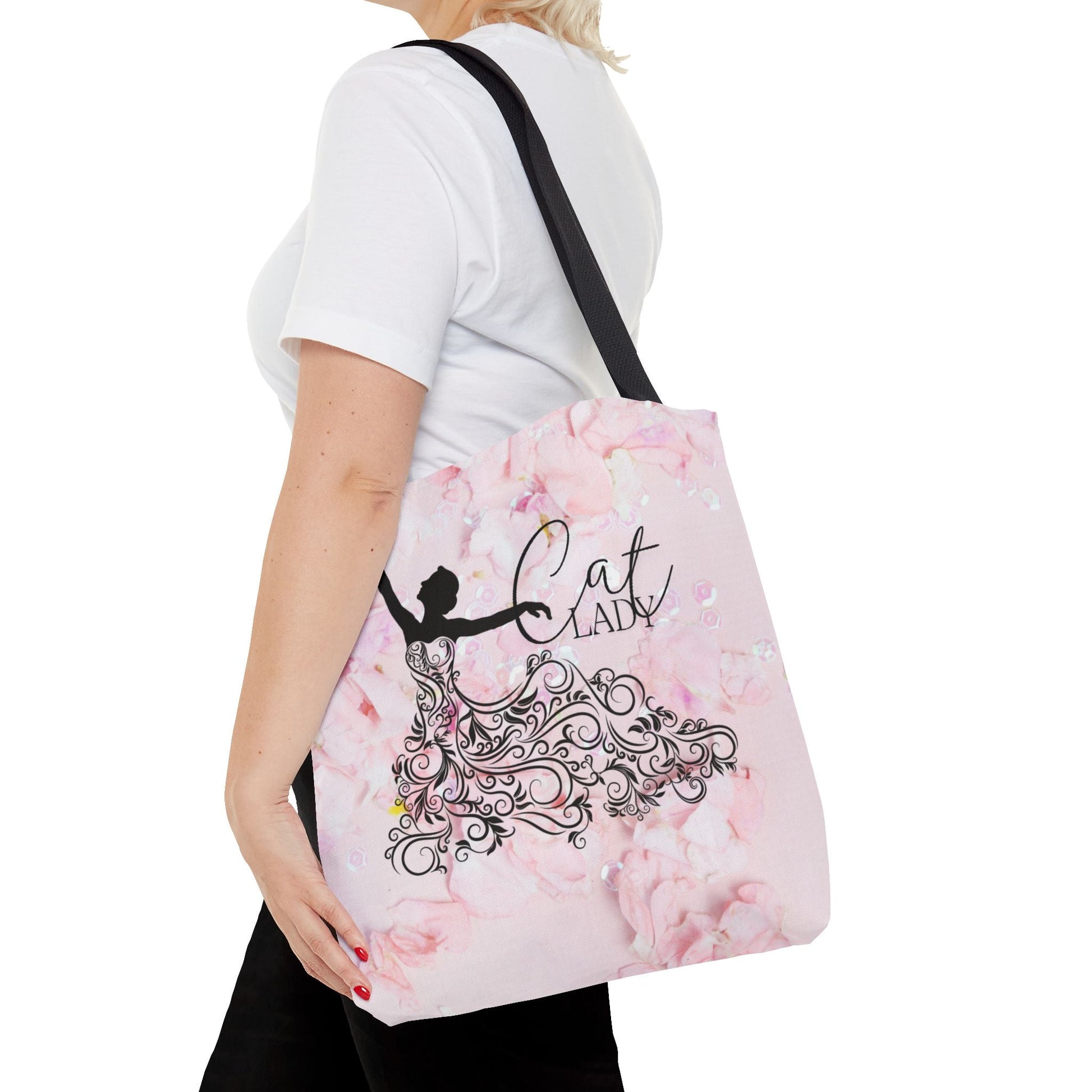 Beautiful Cat Lady Tote Bag - Bags - EpiAl's Shop