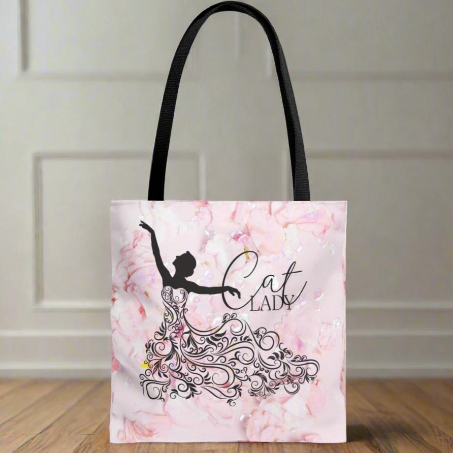 Beautiful Cat Lady Tote Bag - Bags - EpiAl's Shop