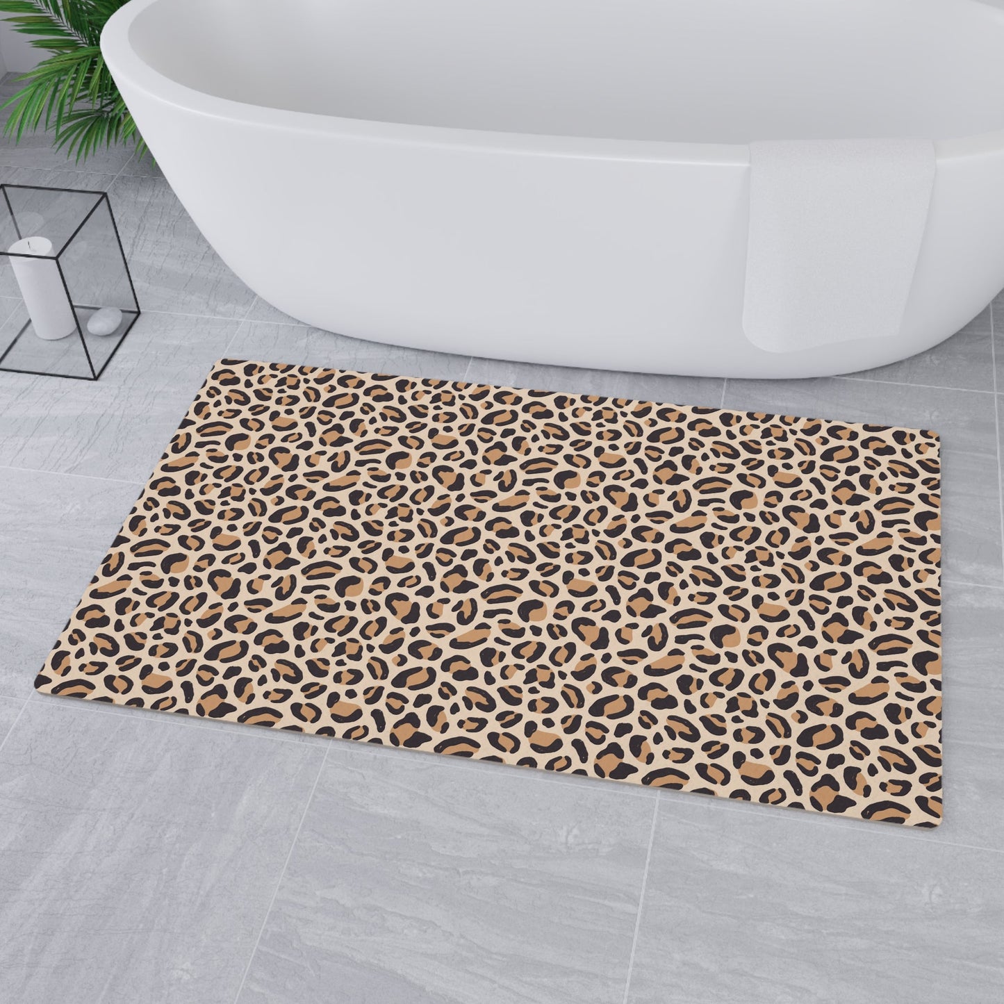 Beautiful Leopard Print Floor Mat - Home Decor - Epileptic Al’s Shop