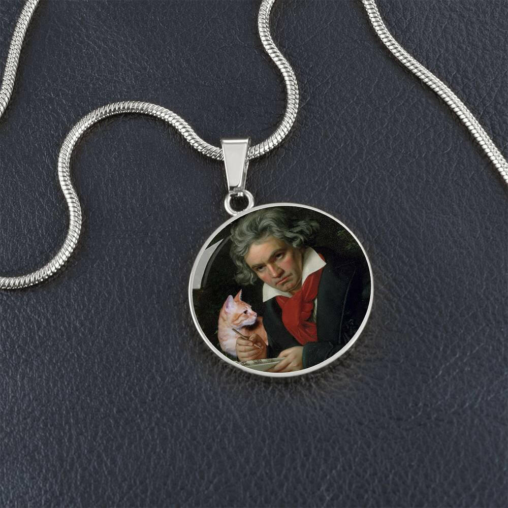 Beethoven's Cat Necklace - Jewelry - Epileptic Al’s Shop