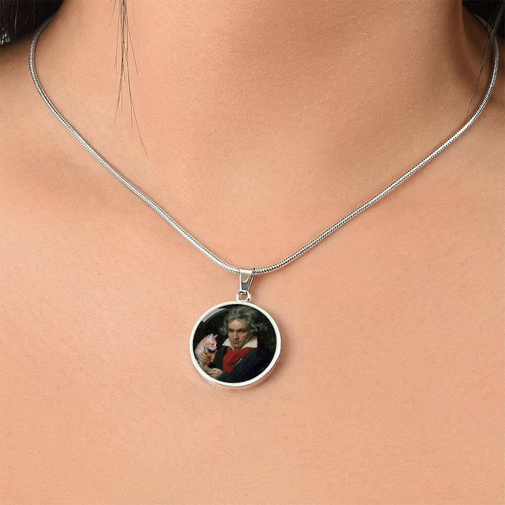 Beethoven's Cat Necklace - Jewelry - Epileptic Al’s Shop