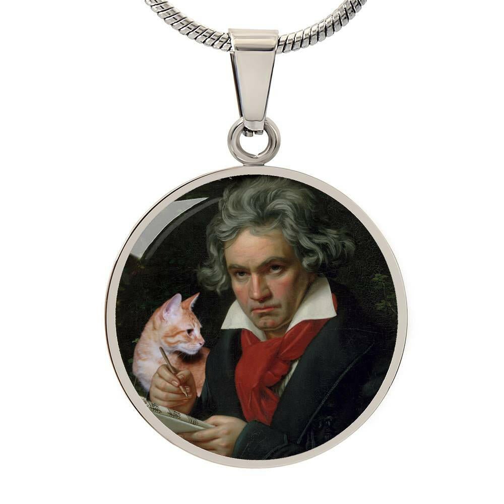 Beethoven's Cat Necklace - Jewelry - Epileptic Al’s Shop