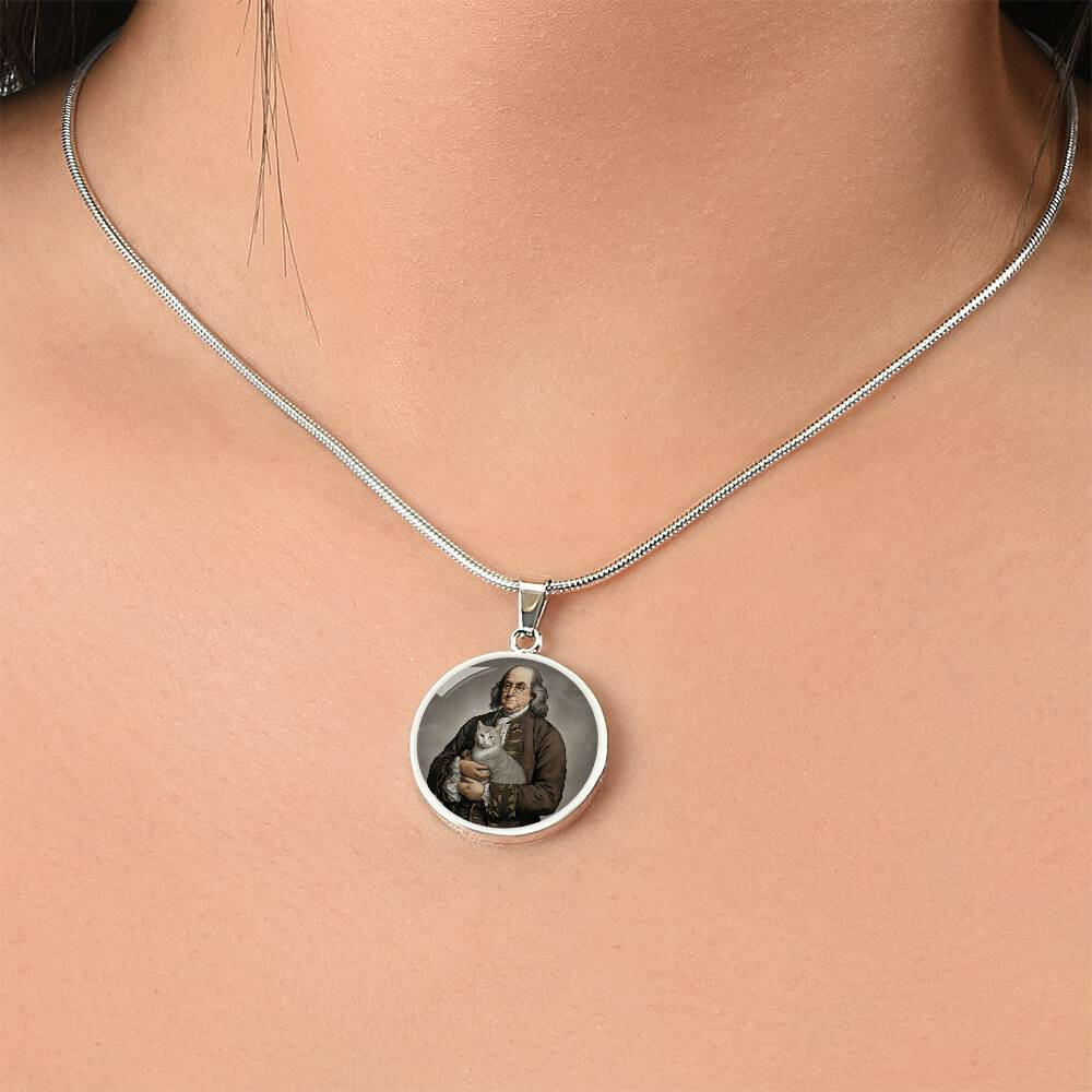 Benjamin Franklin's Cat Necklace - Jewelry - Epileptic Al’s Shop