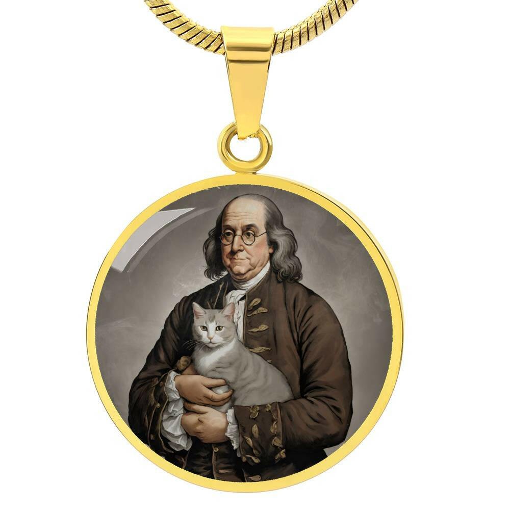 Benjamin Franklin's Cat Necklace - Jewelry - Epileptic Al’s Shop