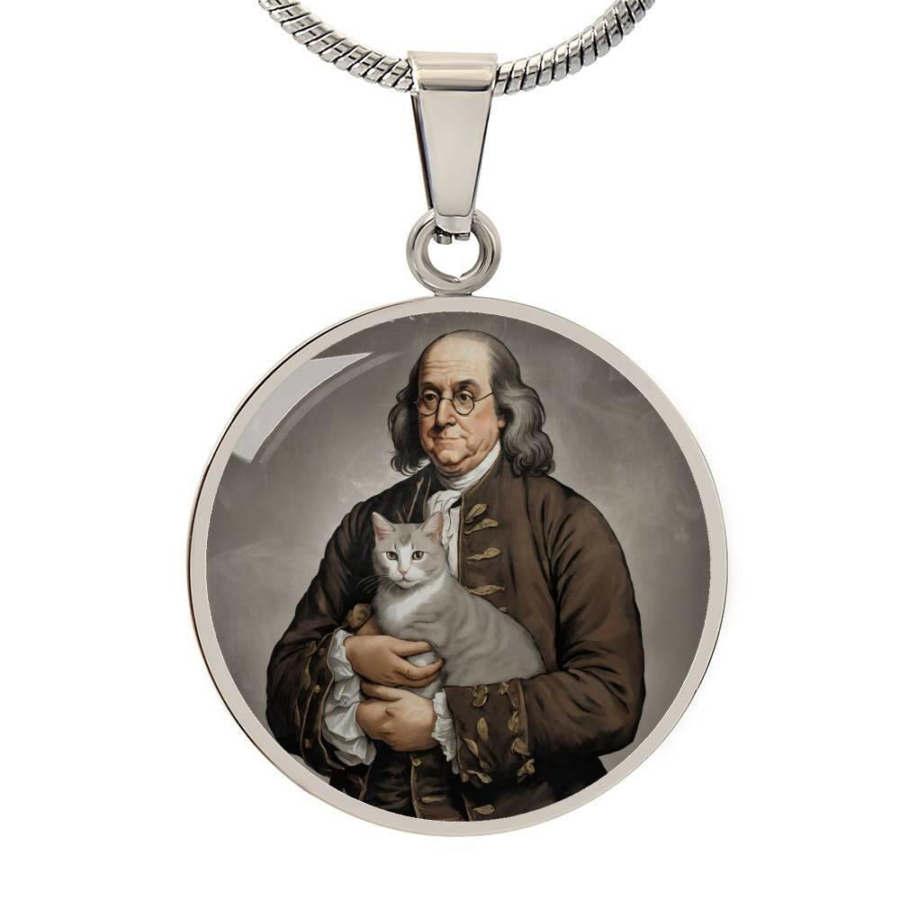 Benjamin Franklin's Cat Necklace - Jewelry - Epileptic Al’s Shop