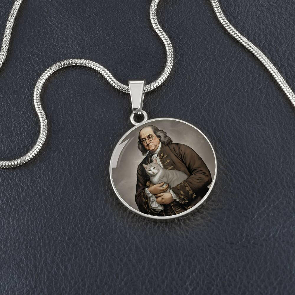 Benjamin Franklin's Cat Necklace - Jewelry - Epileptic Al’s Shop