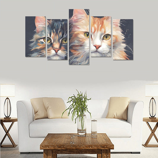 Best Friends Canvas Wall Art Prints (No Frame) 5 - Pieces/Set - Home Decor - Epileptic Al’s Shop