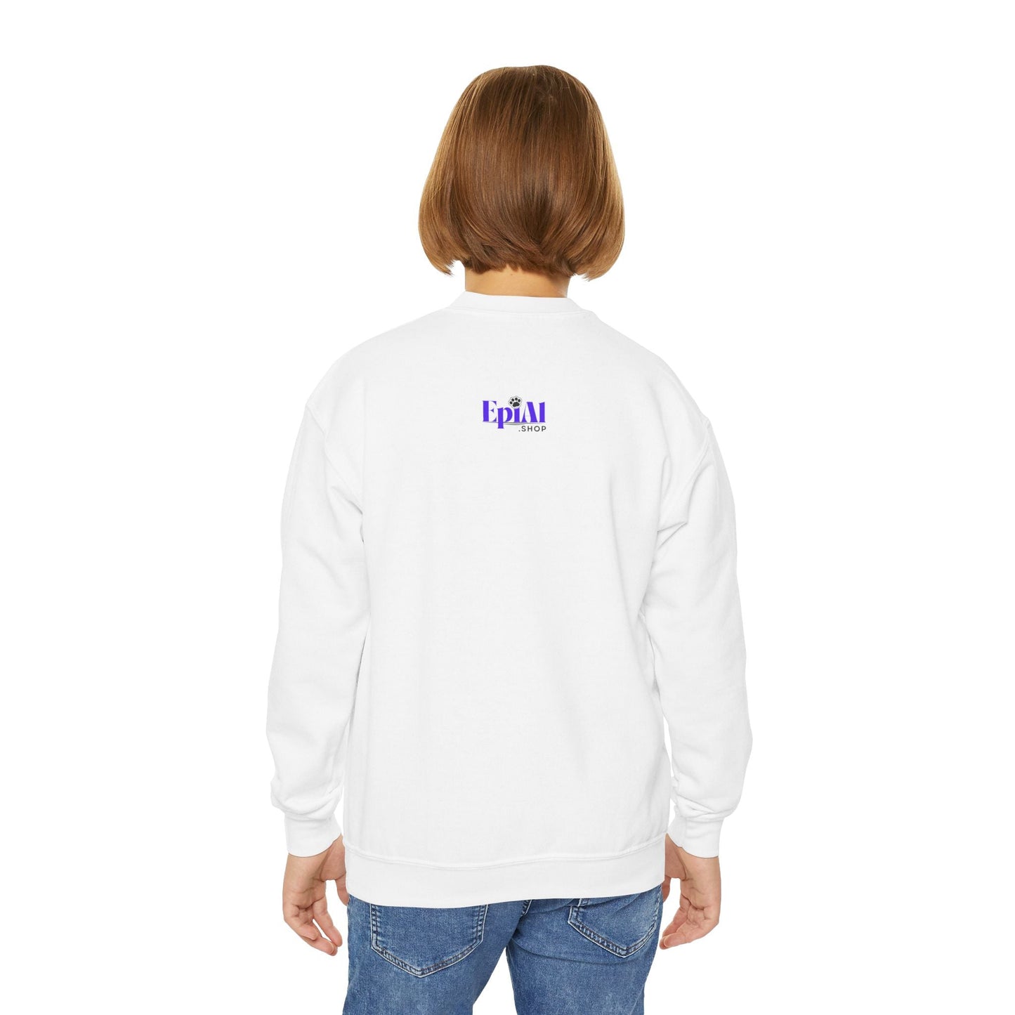 Bewitching Cat Girl Youth Crewneck Sweatshirt - Kids clothes - EpiAl's Shop