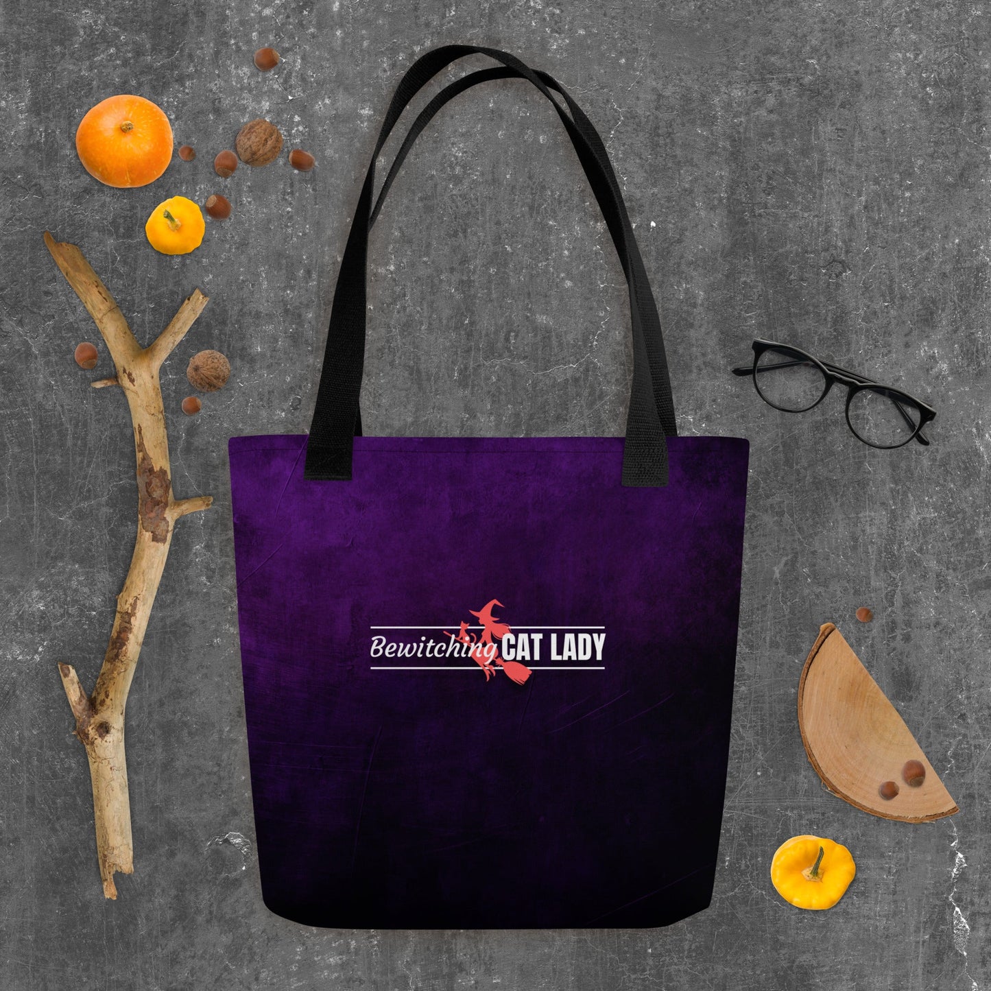 Bewitching Cat Lady Tote Bag - Bags - EpiAl's Shop