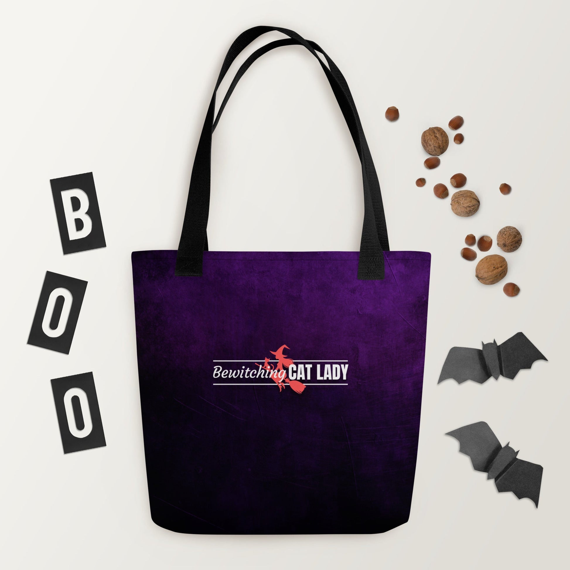 Bewitching Cat Lady Tote Bag - Bags - EpiAl's Shop