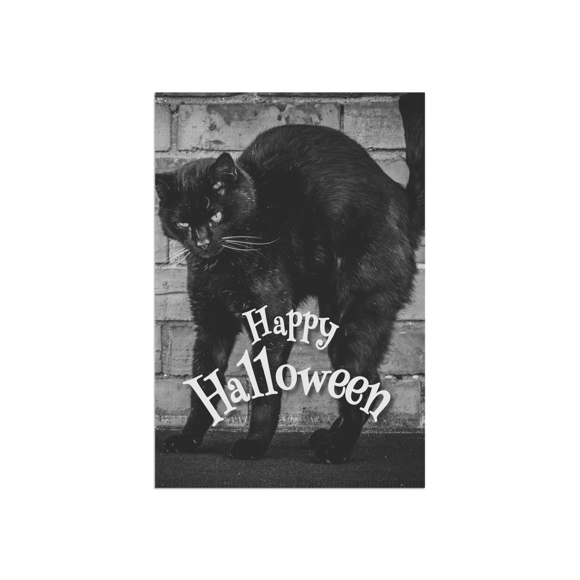 Black Cat Garden & House Banner - Outdoor Decor - EpiAl's Shop