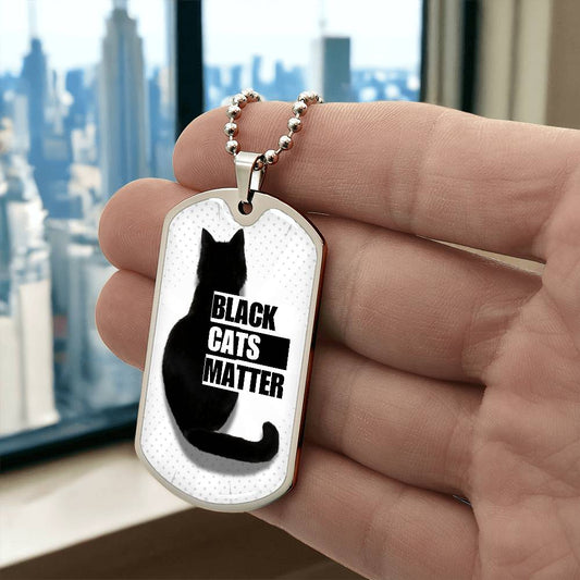 Black Cats Matter Necklace - Jewelry - Epileptic Al’s Shop