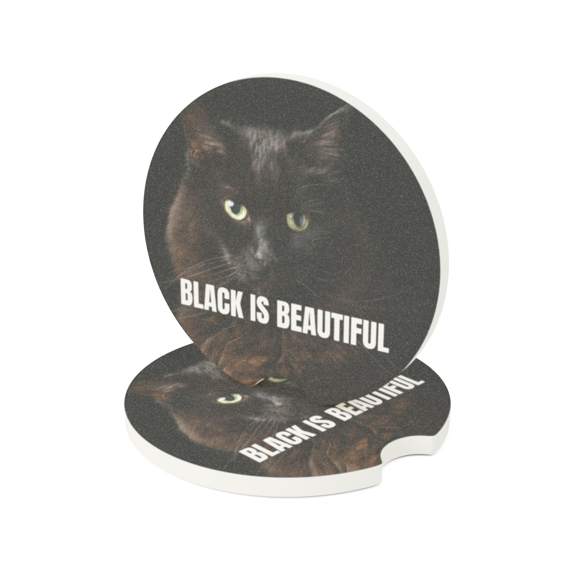 Black is Beautiful Soapstone Car Coaster - Vehicle Accessories - EpiAl's Shop