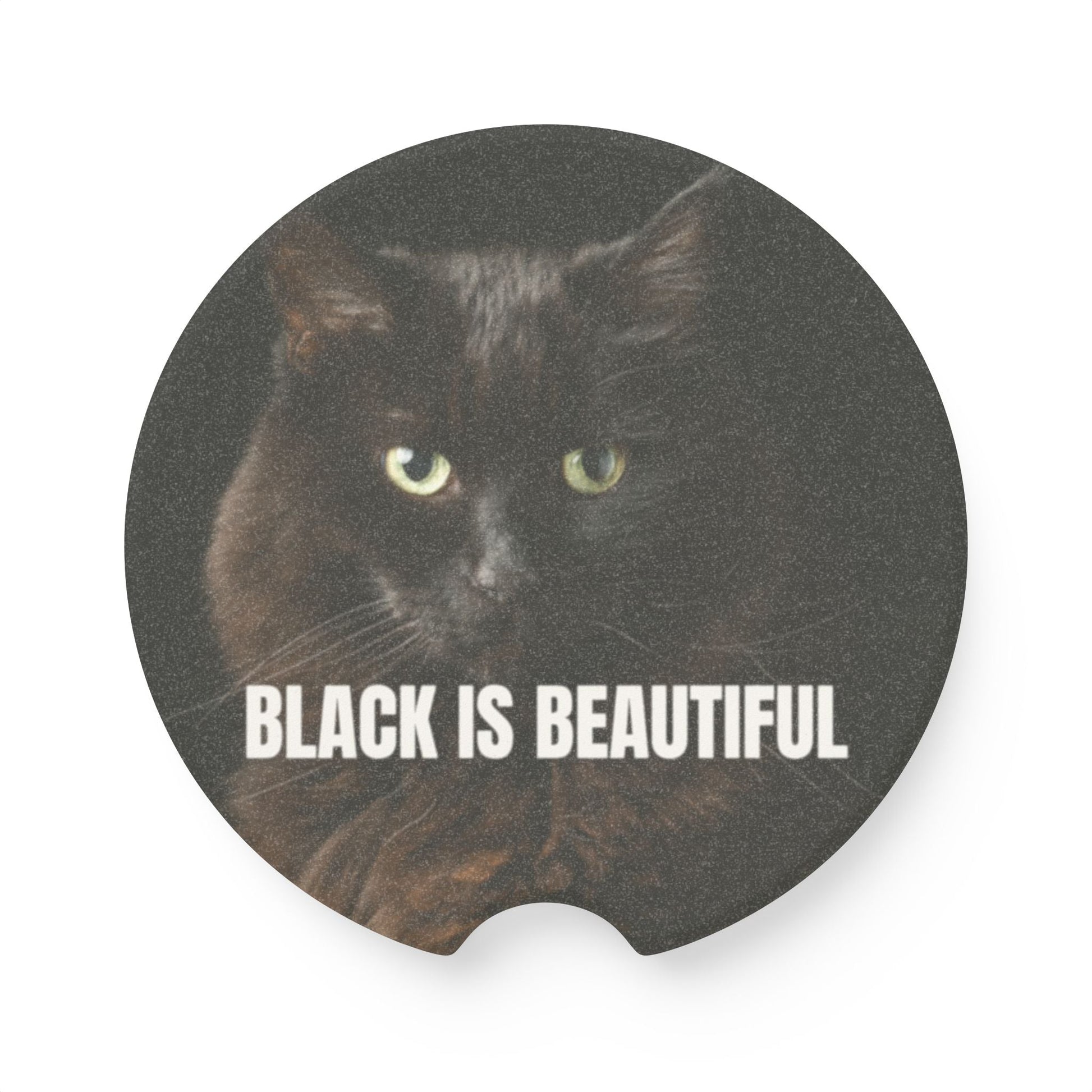 Black is Beautiful Soapstone Car Coaster - Vehicle Accessories - EpiAl's Shop