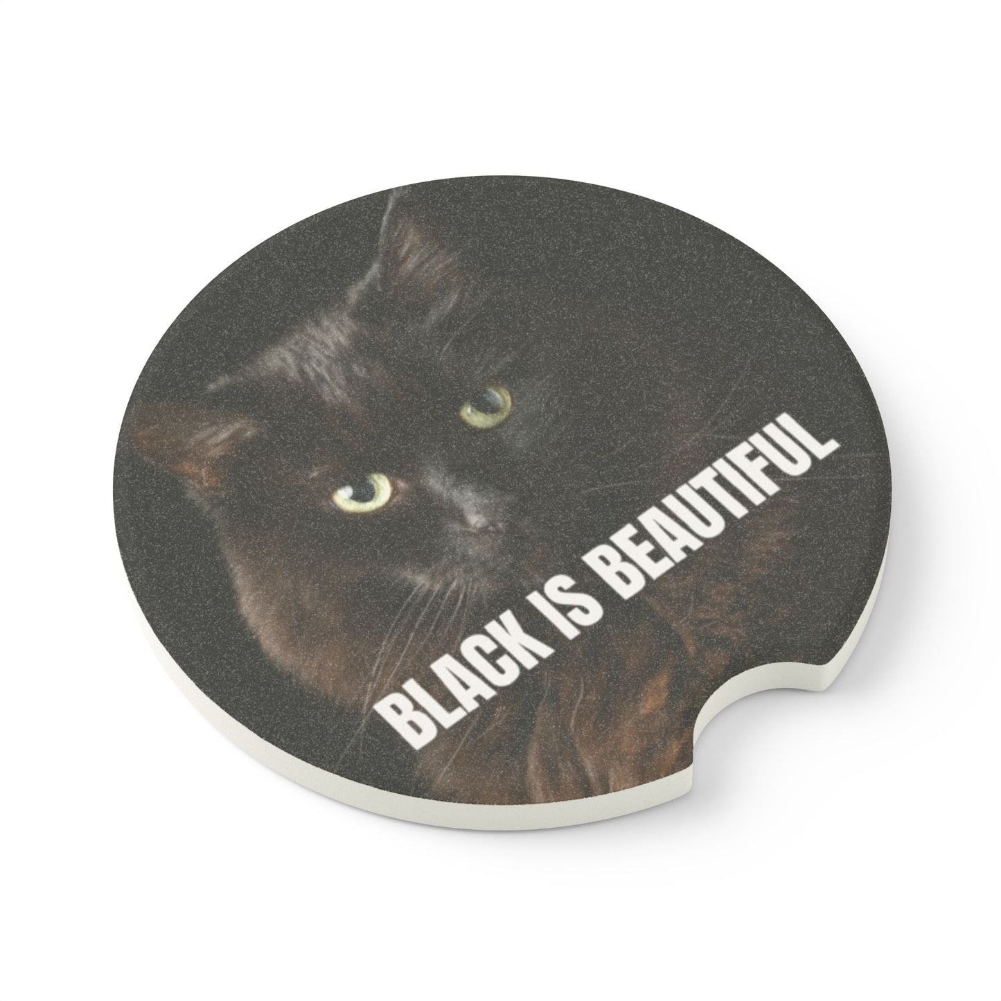 Black is Beautiful Soapstone Car Coaster - Vehicle Accessories - EpiAl's Shop