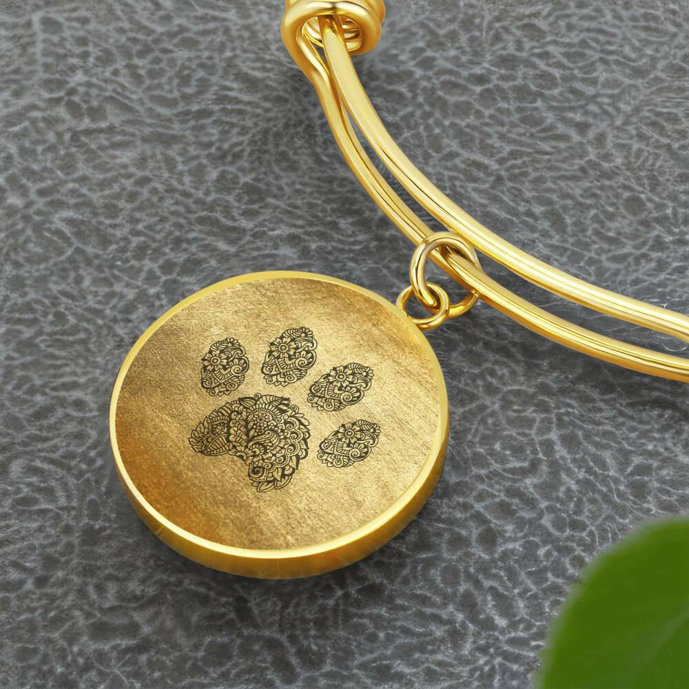 Black on Gold Paw Bracelet - Jewelry - Epileptic Al’s Shop