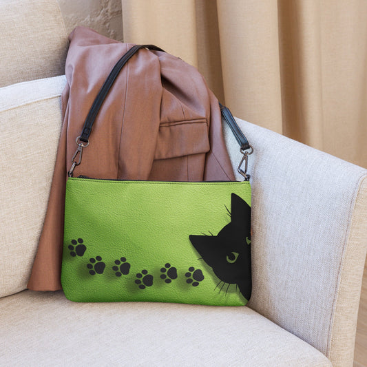 Black Peeking Cat Crossbody Bag - EpiAl's Shop