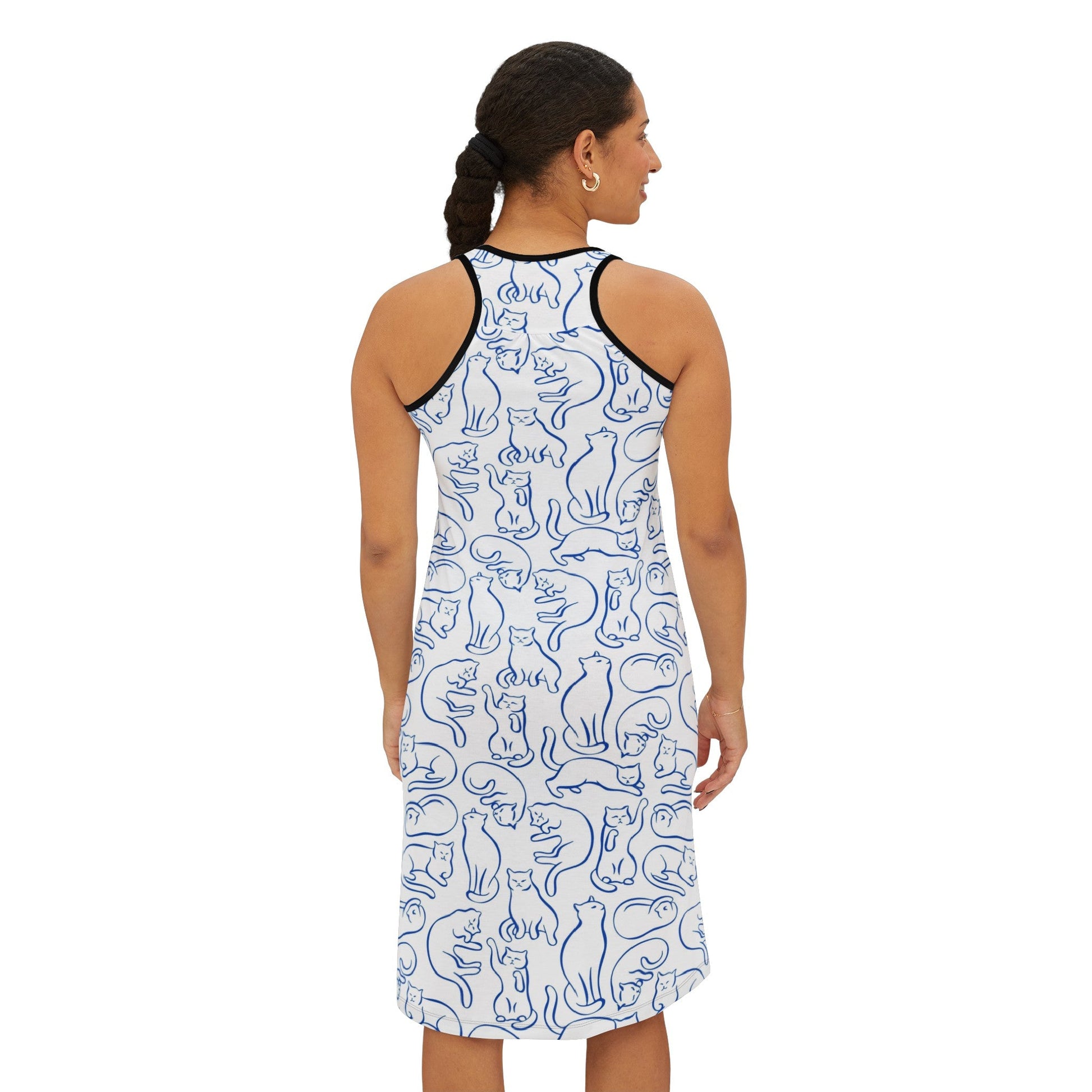 Blue Kitty Women's Racerback Dress - Tank Top - Epileptic Al’s Shop