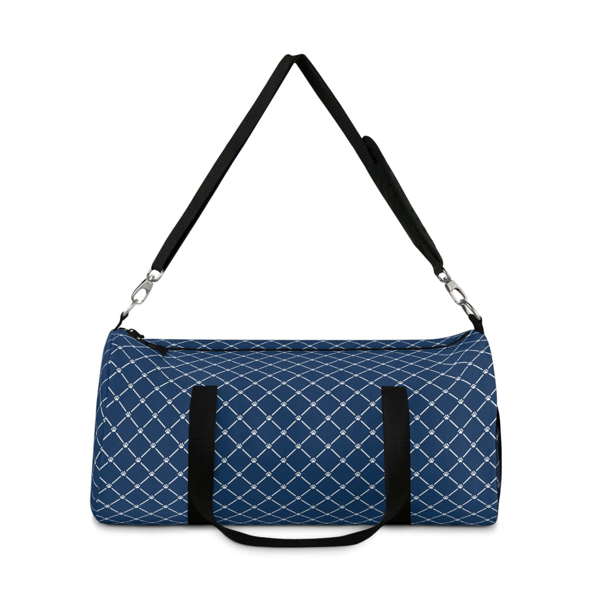 Blue Paw Pattern Duffel Bag - Bags - Epileptic Al’s Shop