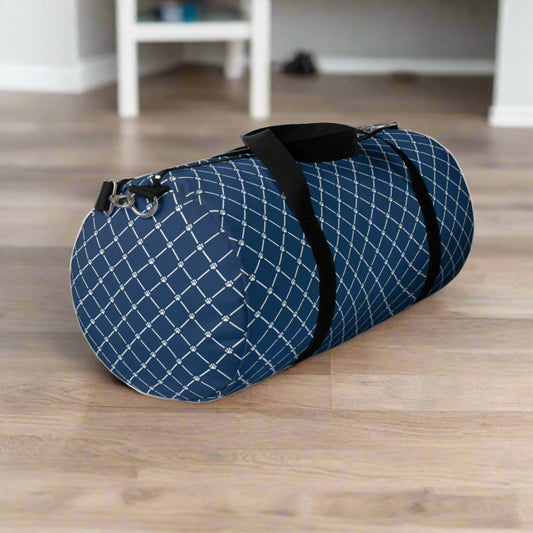 Blue Paw Pattern Duffel Bag - Bags - Epileptic Al’s Shop