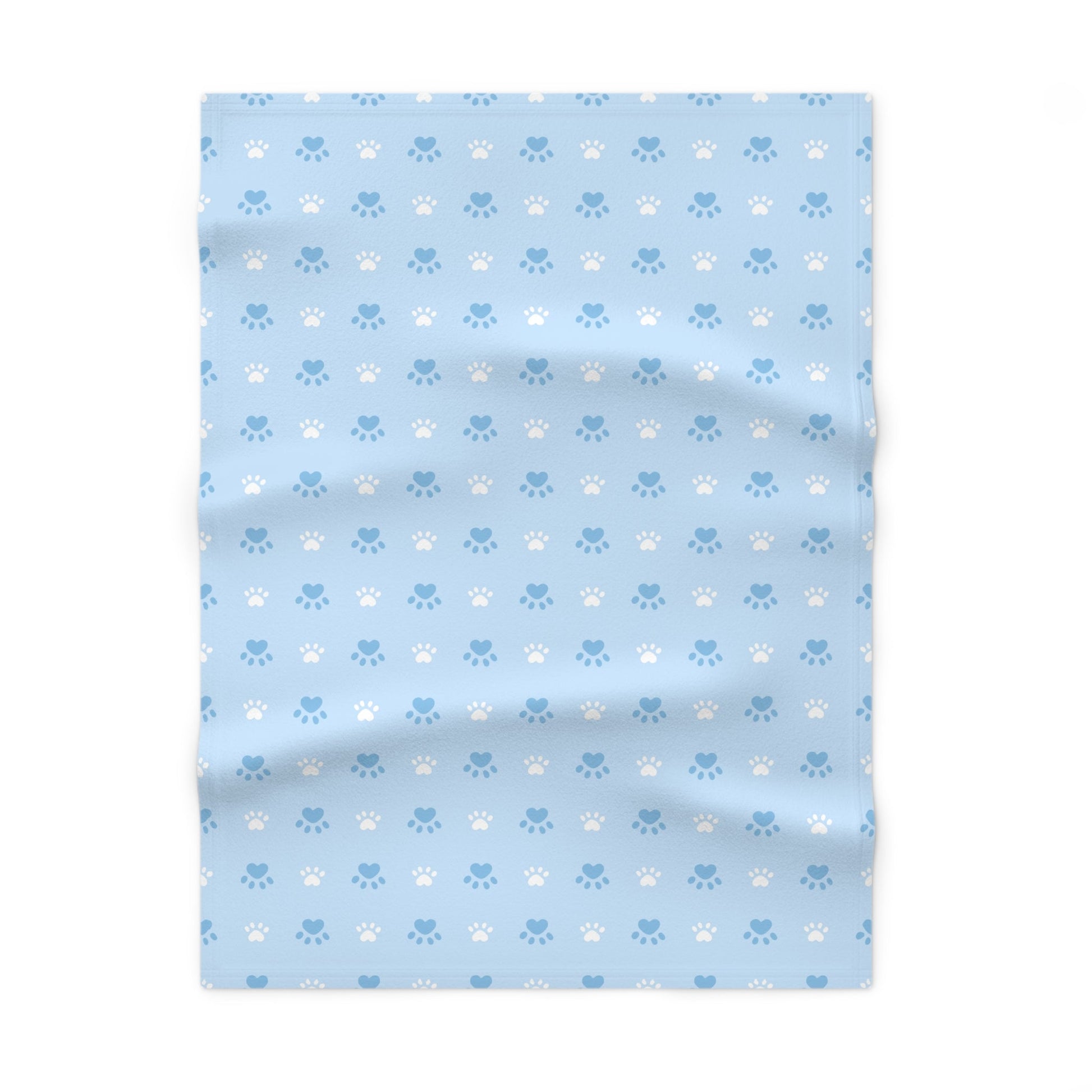 Blue Soft Kitty Paws Fleece Baby Blanket - Beds & Blankets - Epileptic Al’s Shop