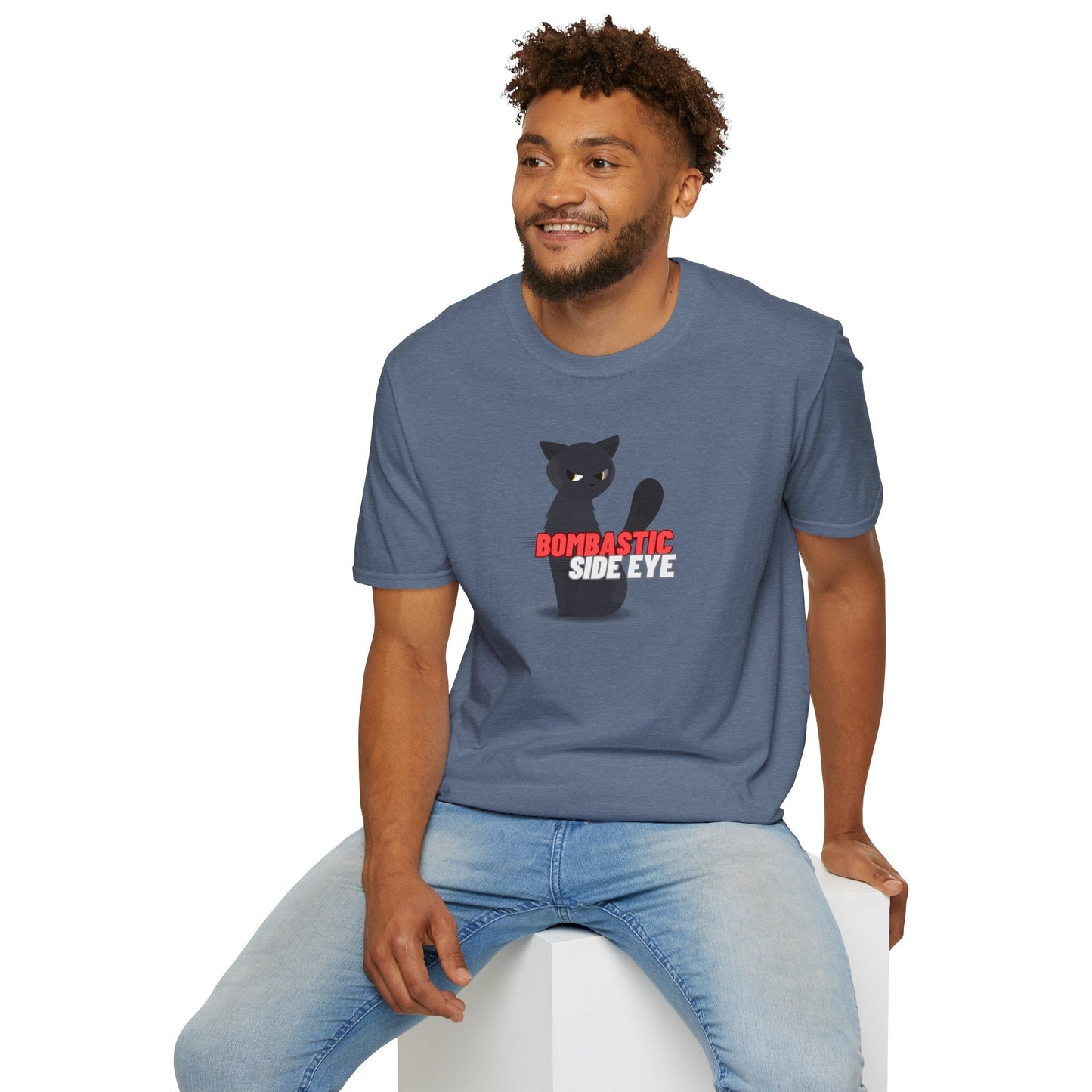 Bombastic Side Eye Unisex Softstyle T - Shirt - T - Shirt - Epileptic Al’s Shop