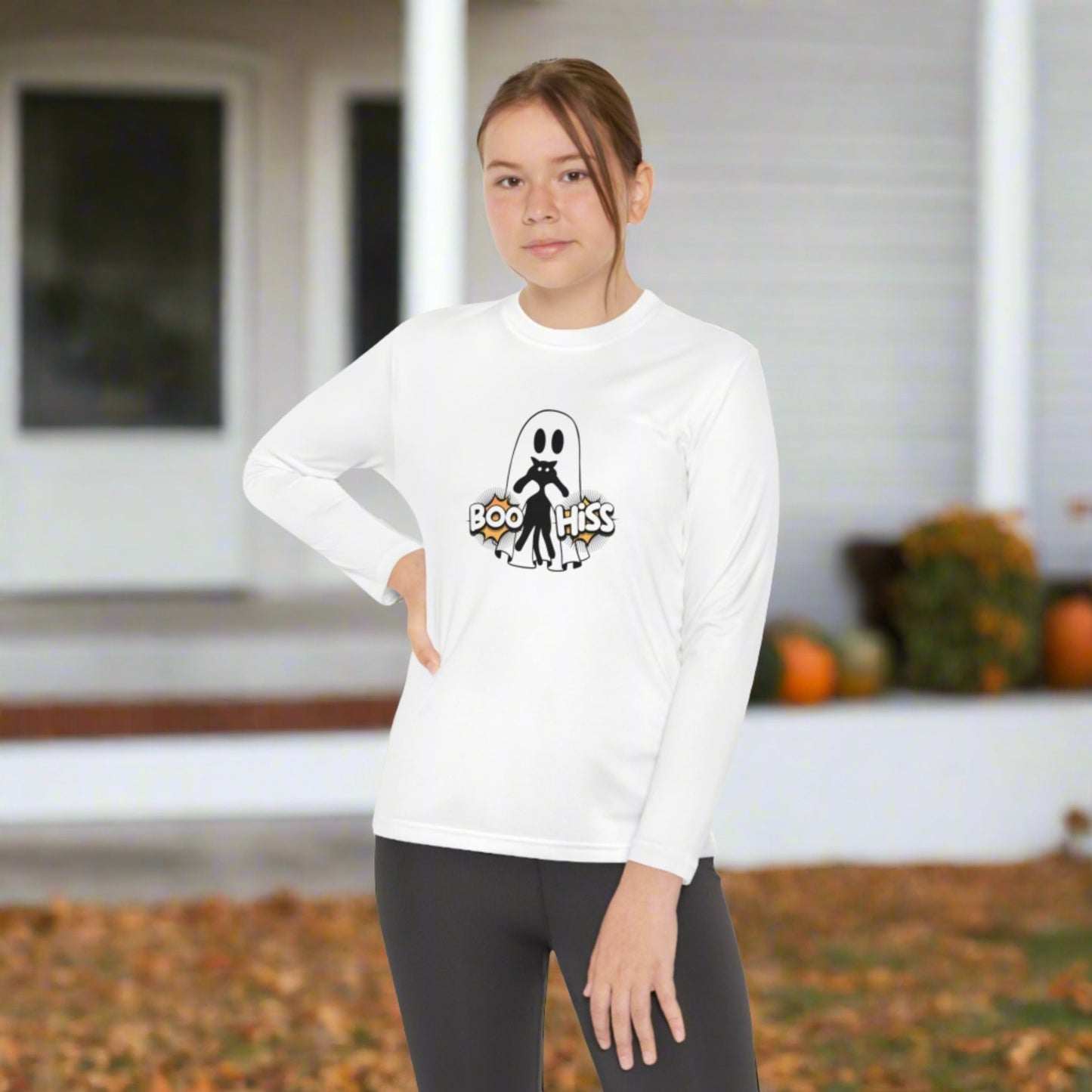 Boo Hiss Youth Long Sleeve Competitor Tee - Kids clothes - Epileptic Al’s Shop