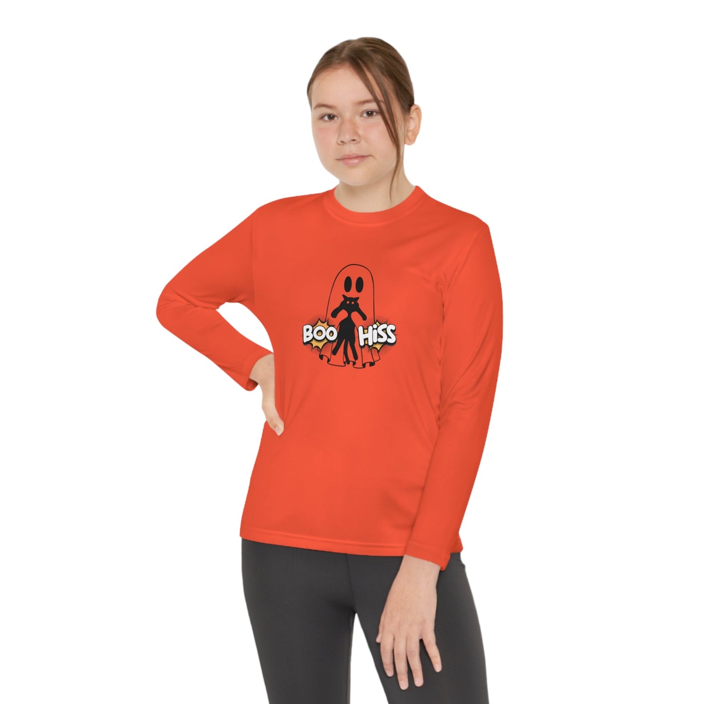 Boo Hiss Youth Long Sleeve Competitor Tee - Kids clothes - Epileptic Al’s Shop