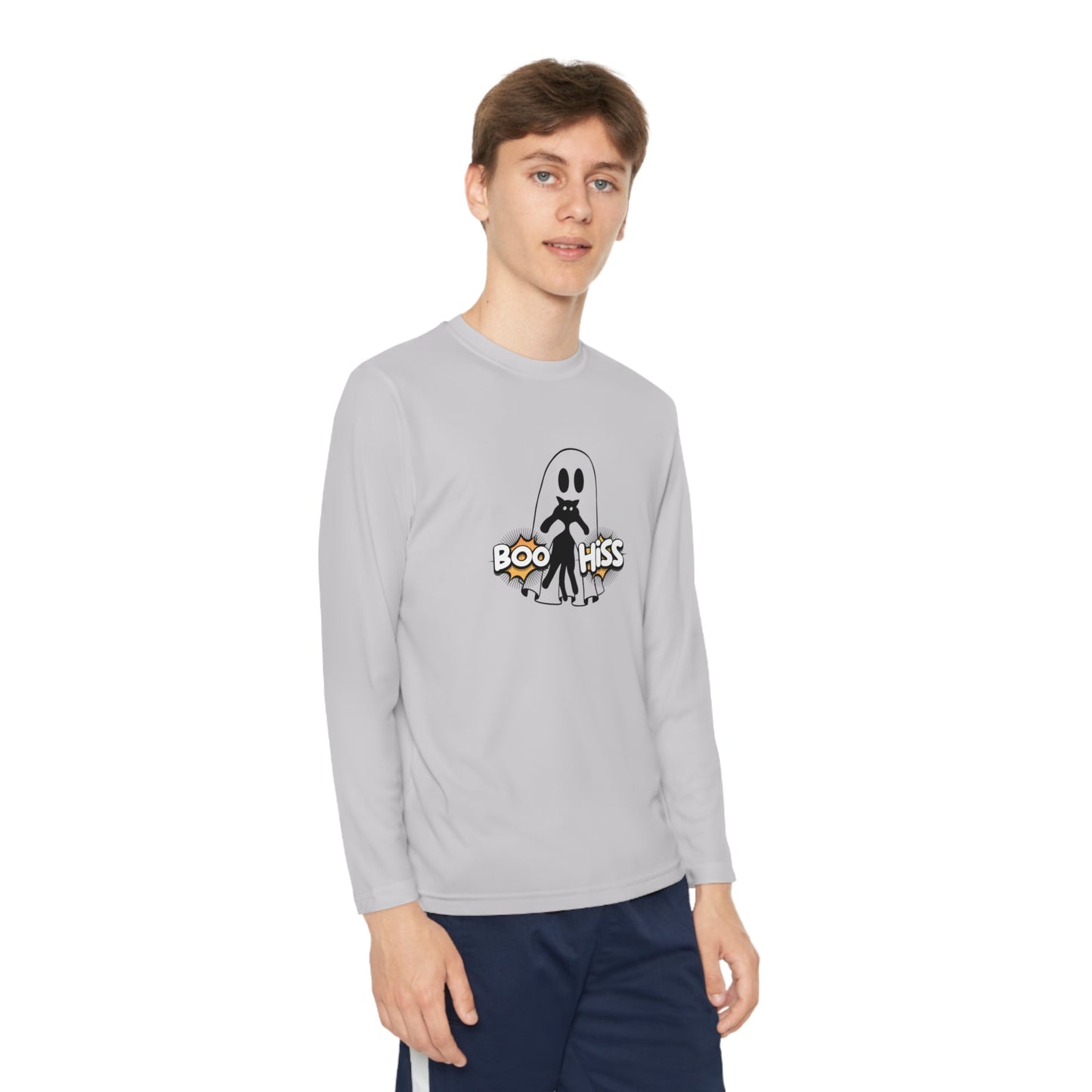 Boo Hiss Youth Long Sleeve Competitor Tee - Kids clothes - Epileptic Al’s Shop