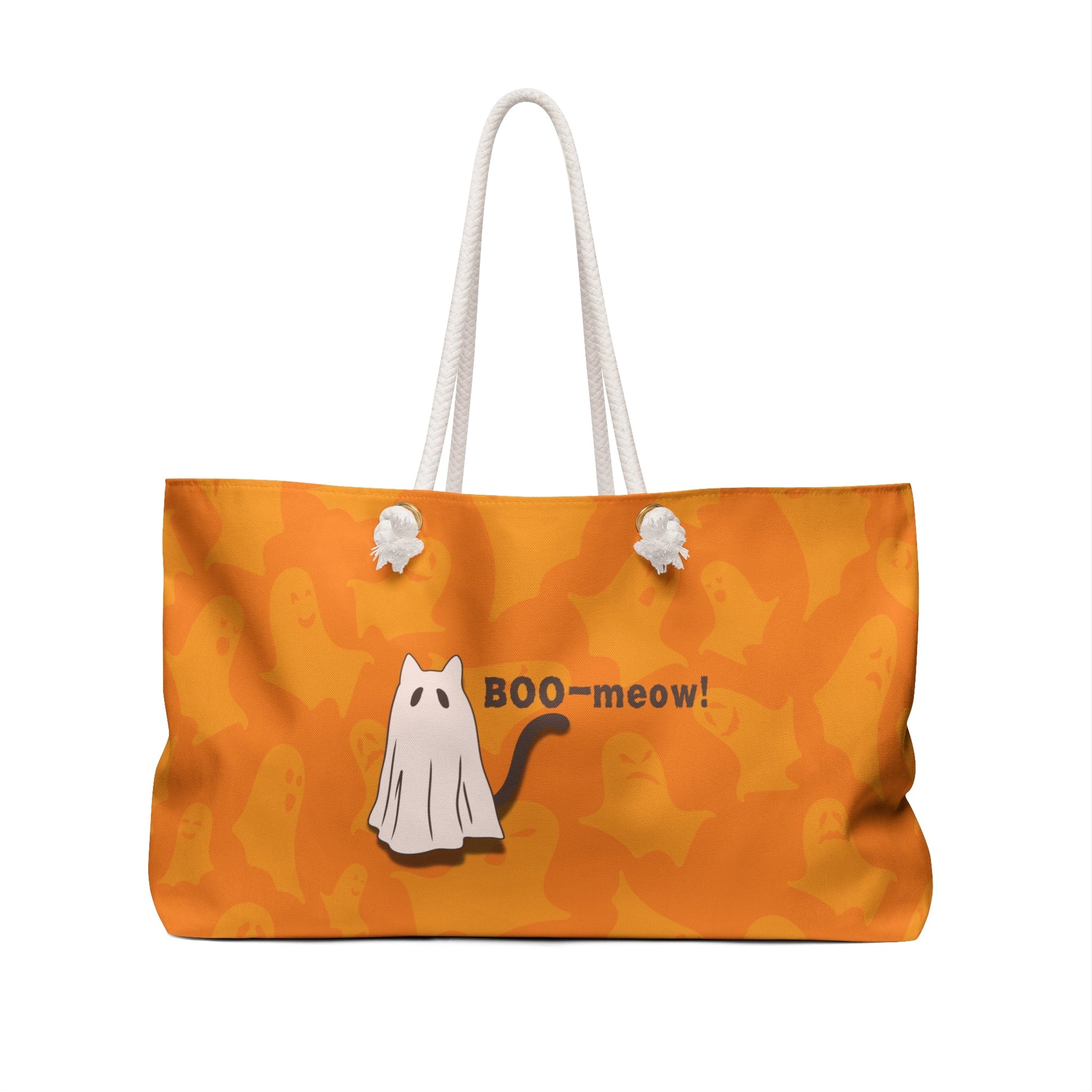 Boo - Meow Halloween Weekender Bag - Bags - Epileptic Al’s Shop