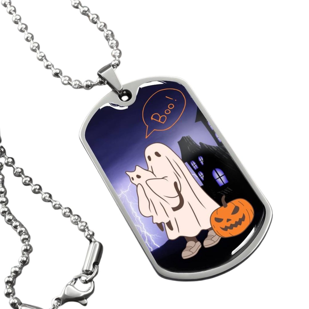 Boo Necklace - Jewelry - Epileptic Al’s Shop