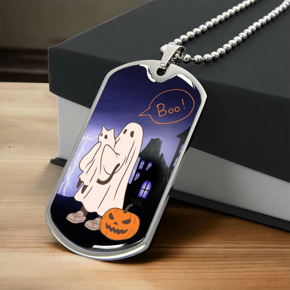 Boo Necklace - Jewelry - Epileptic Al’s Shop