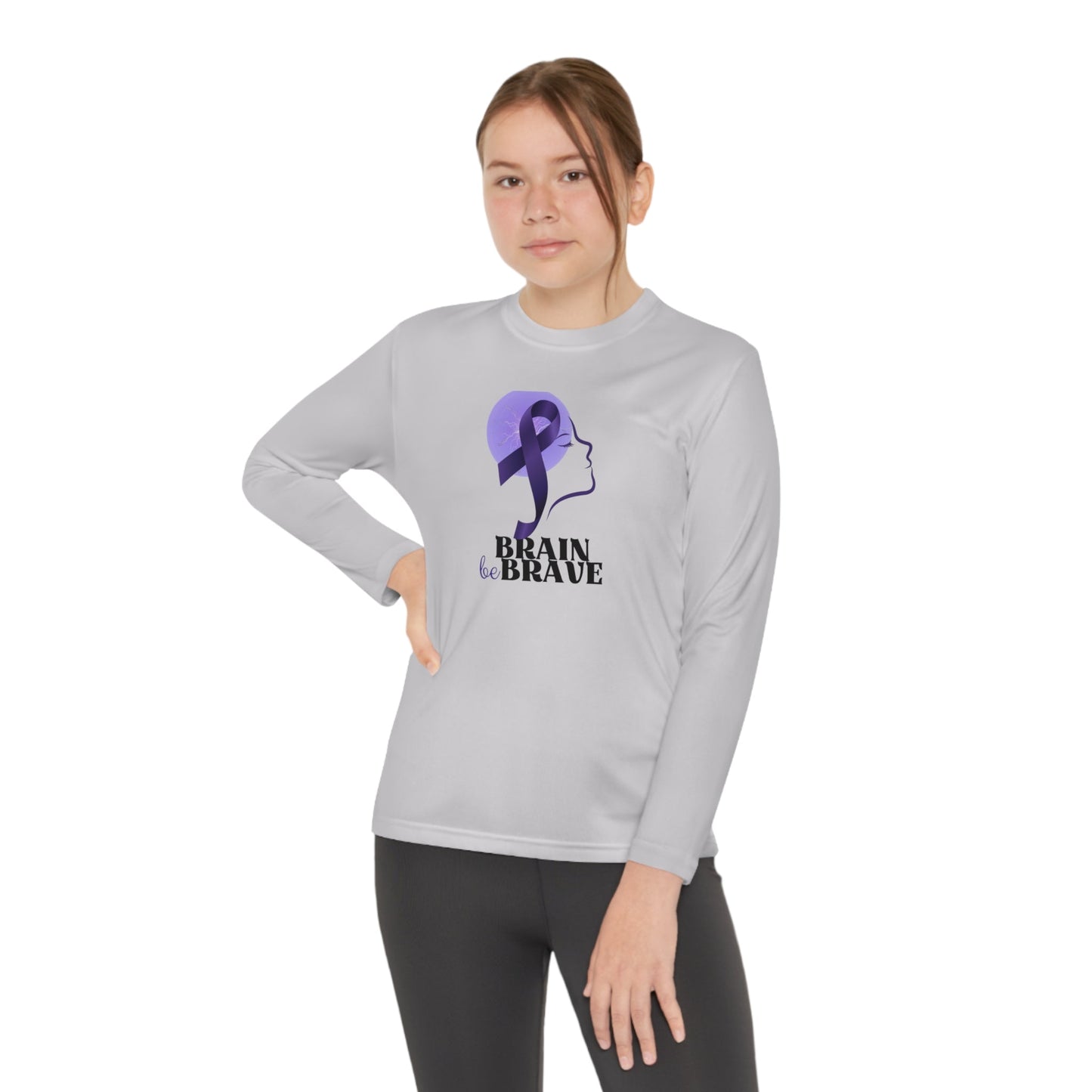 Brain Be Brave Youth Long Sleeve Competitor Tee - Kids clothes - EpiAl's Shop