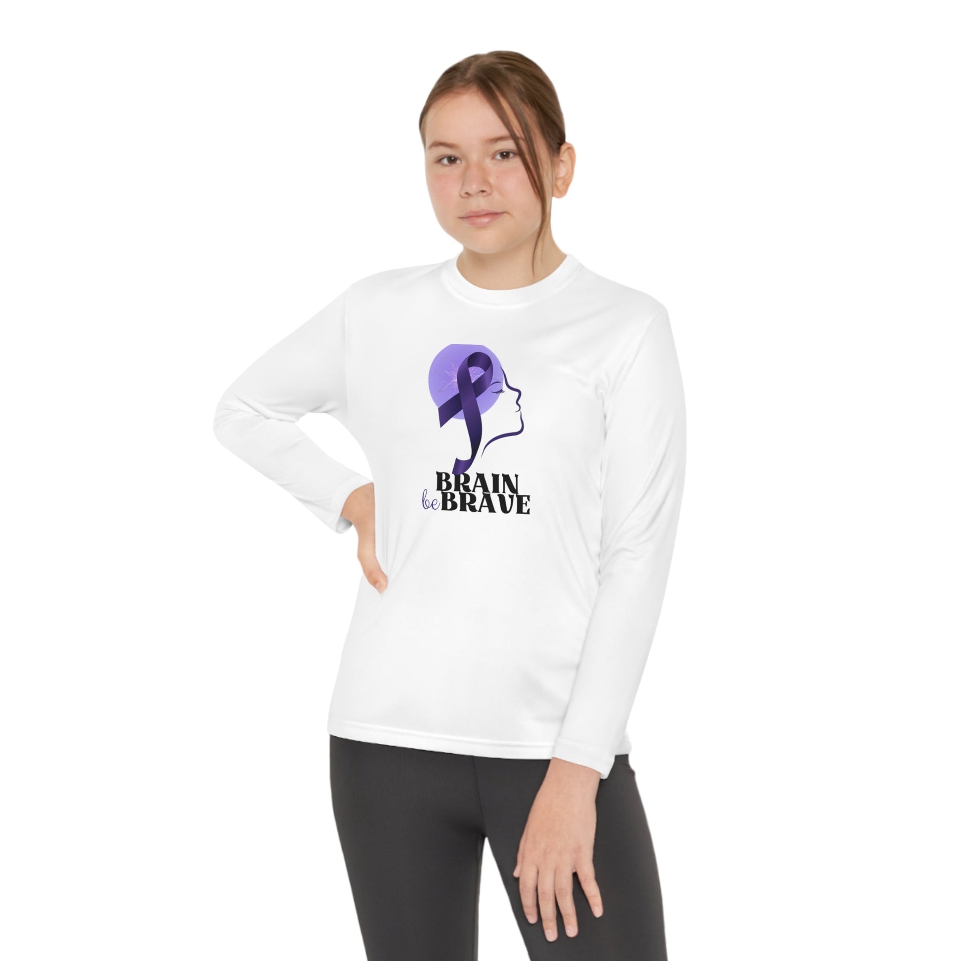 Brain Be Brave Youth Long Sleeve Competitor Tee - Kids clothes - EpiAl's Shop