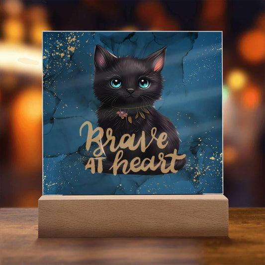 Brave at Heart Plaque - Jewelry - Epileptic Al’s Shop