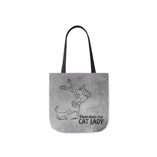 Breakdancing Cat Lady Canvas Tote Bag - Accessories - EpiAl's Shop